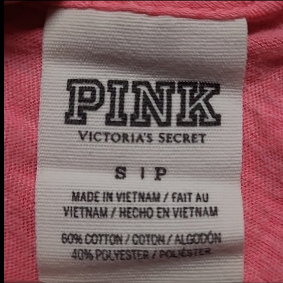 WOMEN'S PINK VICTORIA'S SECRET TANK TOP SHIRT - Picture 4 of 5
